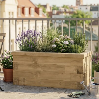 Lille hævet bed / 0,9 x 0,45 x 0,45 m