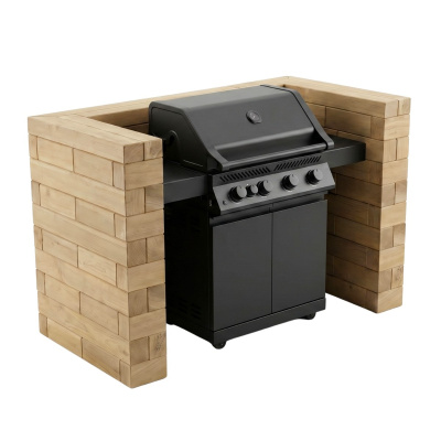 Grillmodul / 1,5 x 0,75 x 0,95 m