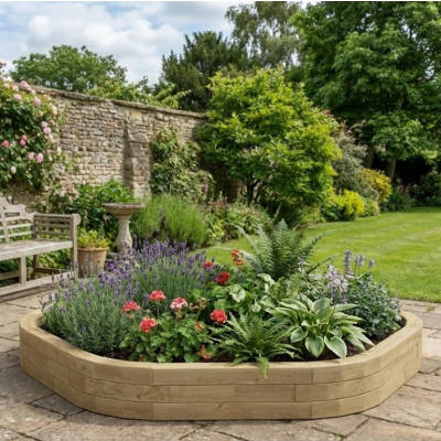 Lav hexagonal trækantkit / 242 x 225 x 25 cm