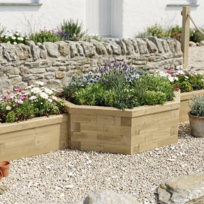 Multi Level Hævet Blomsterbed / 302.4 x 94.9 x 45 cm