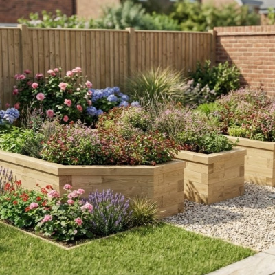 Three Tree Garden Planter