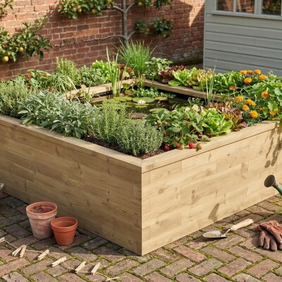 Stort firkantet lagdelt dam sæt / 225 x 225 x 65 cm