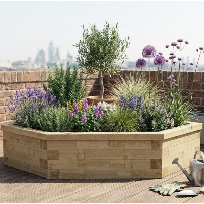 Hjørne Hævet Bed 45° / 112.5 x 112.5 x 55 cm