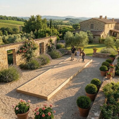 Pétanque (Boules) bane / 1200 x 300 x 25 cm