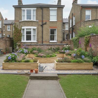 Omkrans Kerb med Midtpunkt / 667.5 cm x 640 cm x 45 cm