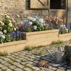 Lang Trappeplantekasse / 375 x 75 x 45 cm