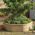 Høj sekskantet trækantkit / 242 x 225 x 55 cm