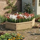 Trekantet plantekasse / 150 x 150 x 45 cm