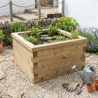 Lille firkantet dam sæt / 112,5 x 112,5 x 65 cm