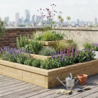 Corner Tiered Herb Garden / 1.5 x 1.5 x 0.55m