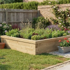 Low Square Raised Bed / 1.5 x 1.5 x 0.35m
