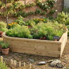 Hjerteformet Blomsterbed / 2,115 x 1,5 x 0,45 m