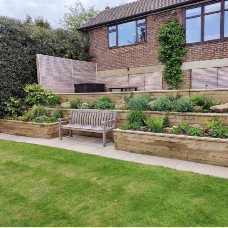 Idéer til haver med niveauer