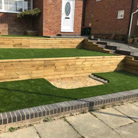 Idéer til have med skråning – før og efter