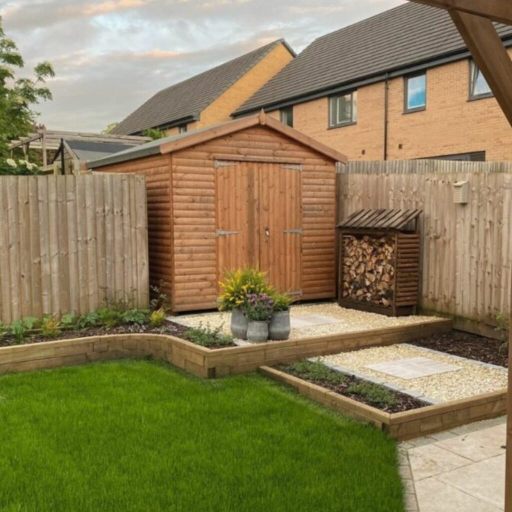 Ruth and James' lave støttemur